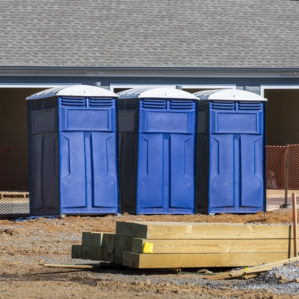 what is the cost difference between standard and deluxe porta potty rentals in Fenton IA